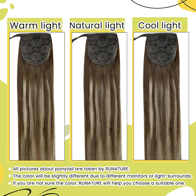 ISWEET Бразилийн Virgin Clip ins Хүний үс гэзэг өргөтгөл 18 инч 80гр - Зөгийн балтай шаргал өнгөтэй дунд хүрэн - Охидын үсний гэзэгтэй үсний ороосон үс