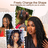 ISWEET Afro Kinky Human Hair 16 Zoll 4C Kinky Curly Bundles 50g Perfekt f&uuml;r Mini Twist & Dreadlocks 1B Natural Black Hair Extensions