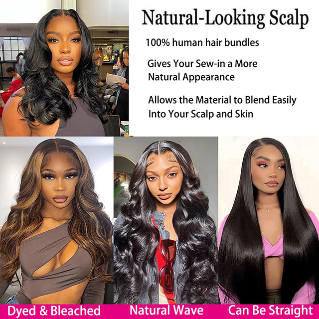 Body Wave 100% t&ouml;&ouml;tlemata Peruu juustega kimbud 4x4 HD pitskinnitusega naturaalne v&auml;rv mustadele naistele