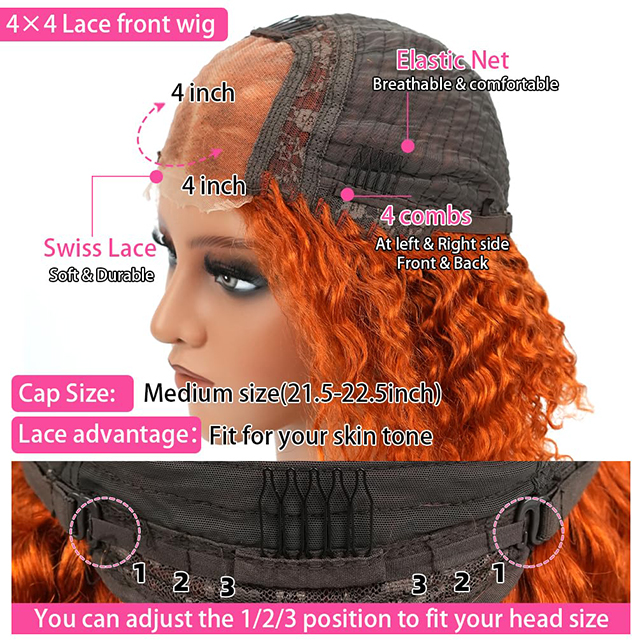 Wear and Go bezlepkov&eacute; paruky Lidsk&eacute; vlasy Předtrhan&eacute; Předstřižen&eacute; Bob 4x4 Kudrnat&aacute; krajka Předn&iacute; paruky Lidsk&eacute; vlasy 12 palců 180% hustota bez lepidla Paruky pro čern&eacute; ženy Z&aacute;zvorov&aacute; barva