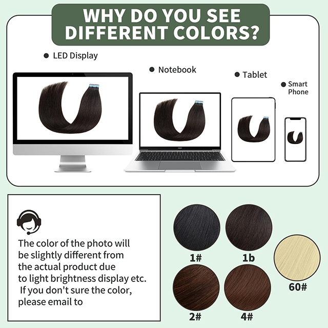 20 Pcs ဆံပင်ဆက်ခြင်း Remy လူသားဆံပင်ဖြောင့် မမြင်နိုင်သော ဆံပင်ဆက်ခြင်း 50 ဂရမ် အမျိုးသမီးများအတွက် သဘာဝအနက်ရောင် #1B