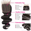 Body Wave 100% t&ouml;&ouml;tlemata Peruu juustega kimbud 4x4 HD pitskinnitusega naturaalne v&auml;rv mustadele naistele