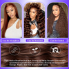 Scelerisque Brown Humanum Hair Wig: CC Density, 13X6 Corpus Undo HD Lace Front, Pre velata Glueless, XXVI Inch pro Women