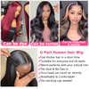 Straight U Part Wig 100% Brazilian Virgin Buhok ng Tao Gitnang Bahagi 180% Density Glueless Natural na Kulay para sa Itim na Babae