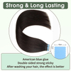 20 ks p&aacute;sky pro prodloužen&iacute; vlasů Remy Human Hair Straight Neviditeln&eacute; prodloužen&iacute; vlasů 50 gramů pro ženy D&iacute;vky Př&iacute;rodn&iacute; čern&aacute; #1B