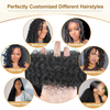 Afro Twist ľudsk&eacute; vlasy 16 palcov Afro Kinkys Bulk Ľudsk&eacute; vlasy 40 g/zv&auml;zok Natural Black Human Braiding Hair for Loc Extensions Vlasy Marley Twist Brainding (16 palcov, balenie 2 ks)