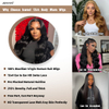 13x4 Glueless περούκες Human Hair Pre Plucked Pre Cut with Baby Hair, 210% Density 12A Brazilian Body Wave Lace μπροστινές περούκες 26