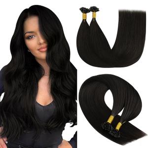U Tip Haarverlengings Regte Menslike Hare 50g/50s Donkerbruin Kleur #2 Utip Fusion Remy Haarverlengings Sag Reguit Vir Vroue Meisies