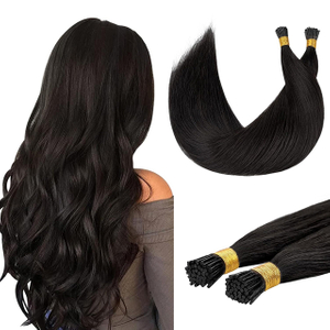 Eu ponta extens&otilde;es de cabelo real remy cabelo humano 1g/strand micro ponta 50 g/pacote extens&atilde;o de cabelo reto invis&iacute;vel para mulheres meninas marrom escuro #2