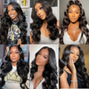 Body Wave 100% t&ouml;&ouml;tlemata Peruu juustega kimbud 4x4 HD pitskinnitusega naturaalne v&auml;rv mustadele naistele