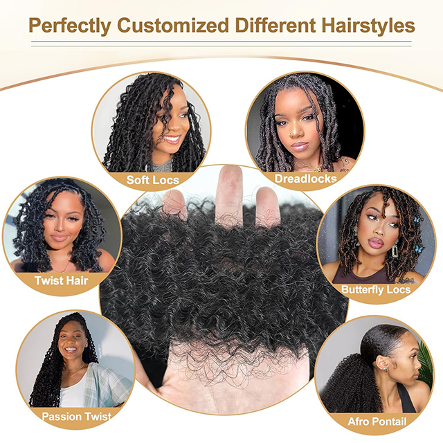 ISWEET 20 Duim Afro Kinkys Bulk Menslike Hare 40g 1 Bundel Kinky Twist Hare Vir Dreadlock Extensions Vleg Hare Vir Twist En Sagte Locs (1 Pakkie) 