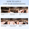 I Tip Hair Extensions Remy Human Hair #16/22 Světl&aacute; blond Sm&iacute;šen&aacute; Zlat&aacute; blond mel&iacute;r 1g/Strand Micro Tip 50G/balen&iacute; Neviditeln&eacute; rovn&eacute; Ombre vlasy pro ženy D&iacute;vky