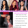 13x6 Lace Front perruques de cheveux humains 180% densit&eacute; droite HD Transparent Lace Front pr&eacute; plum&eacute; avec des cheveux de b&eacute;b&eacute; couleur noire naturelle pour les femmes
