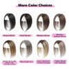 ISWEET Hair Topper για αραιά μαλλιά - Ανθρώπινα μαλλιά 10 ιντσών με βάση ελβετικής δαντέλας Ombre ανοιχτό καφέ ξανθό ανταύγειες Μη ανιχνεύσιμες λύσεις καθημερινής χρήσης
