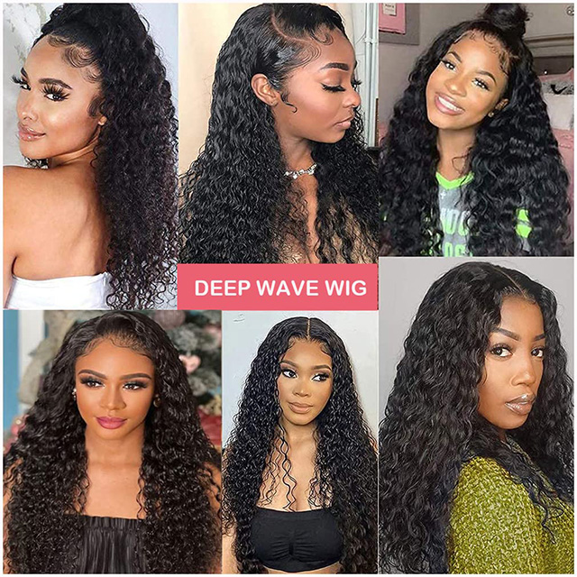 T-Del Blonde Forreste Parykker Menneskeh&aring;r 13x6x1 T Del Deep Wave brasiliansk jomfru menneskeh&aring;r Forplukket 180 T&aelig;thed Naturlig farve