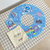 VUKU Oulike Ruimtevaarder Ruimte Druk Opblaasbare Swemring vir Kinders, Anti-rollover Lekvaste Swem Float Ring vir Swembad Strand Somer Water Party