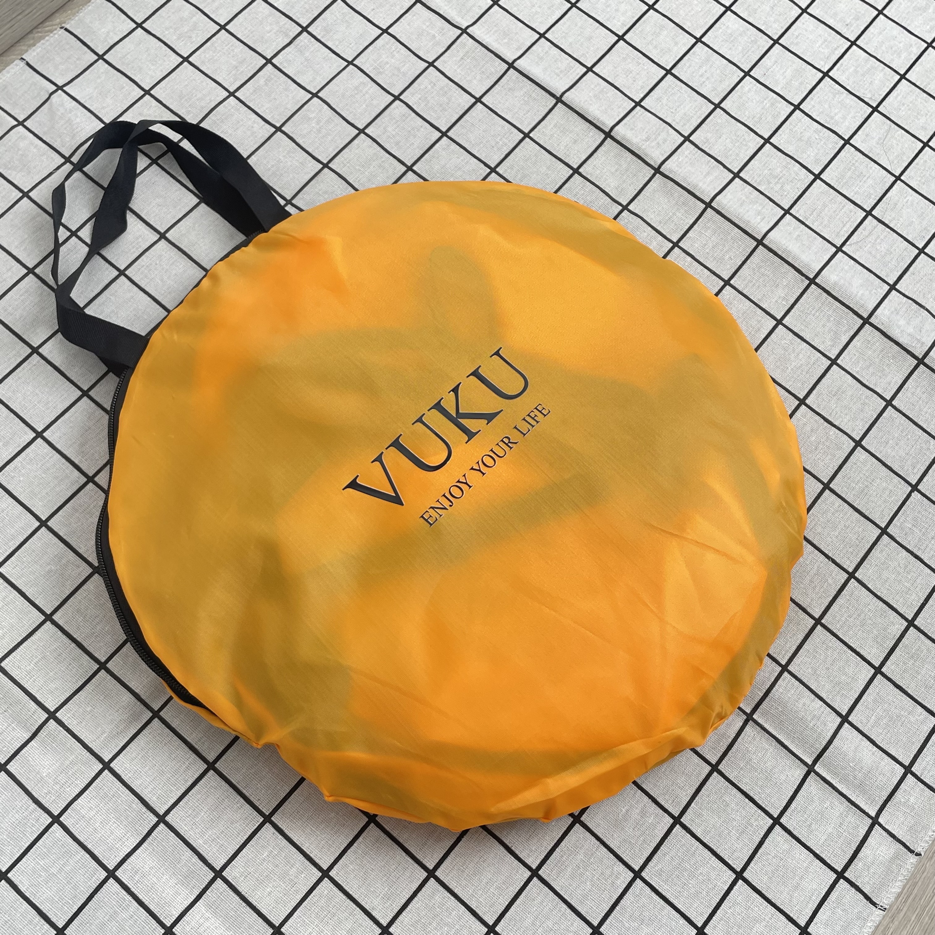 VUKU Tavole a vela pieghevoli da 42 pollici per paddle board con borsa trasparente per finestra, vela sottovento portatile in nylon resistente per paddle board, kayak, canoe