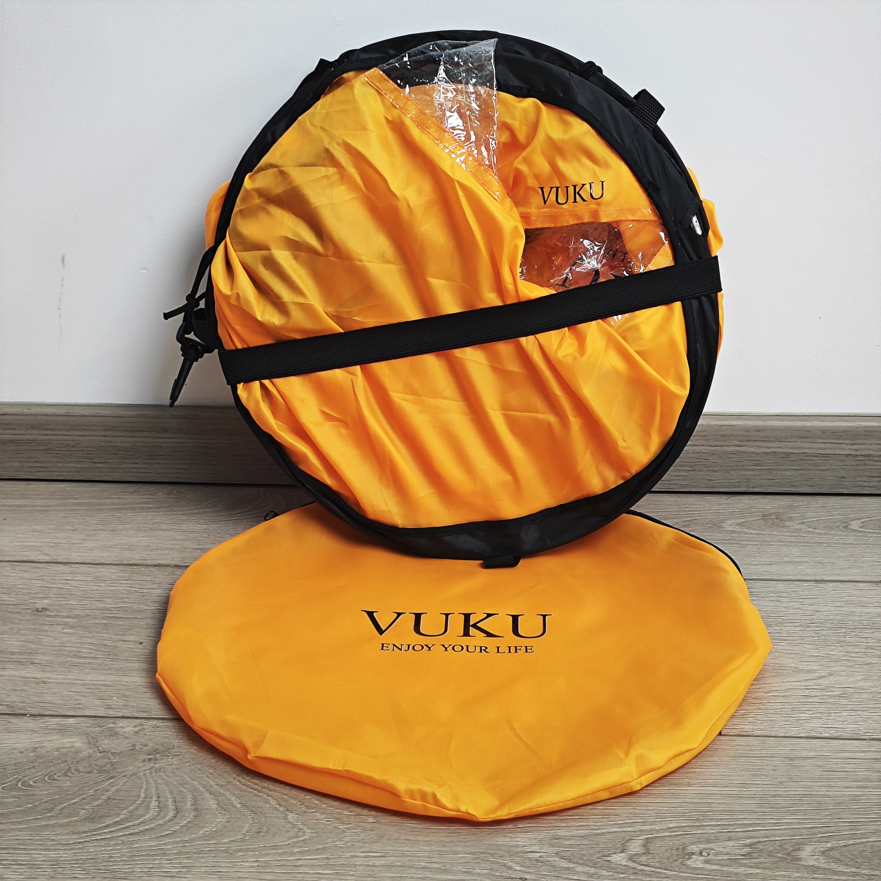 VUKU Tavole a vela pieghevoli da 42 pollici per paddle board con borsa trasparente per finestra, vela sottovento portatile in nylon resistente per paddle board, kayak, canoe